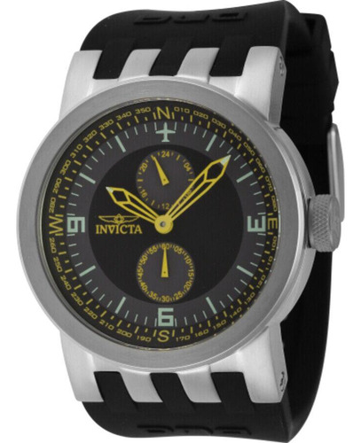 Reloj Invicta 44225 Para Hombre De Cuarzo Con Esfera Negra