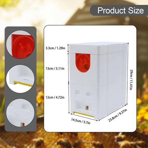 Caja De Cría De Abejas Queen Bee Beekeepings Equipo Rojo