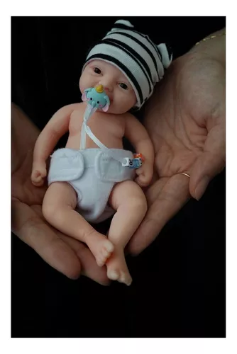 Bebê Reborn Menina Realista Toda em Silicone Sólido Molinho