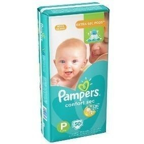 Pañales Pampers Confort P X 50