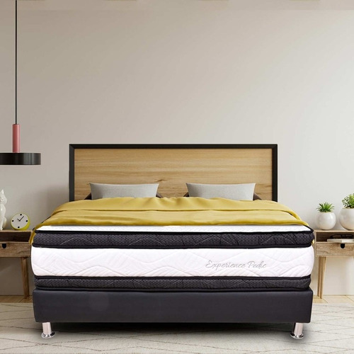 Imagen 2 de 5 de Combo Colchón Romance Relax Air Experience 200 X 200 Cm + Ba