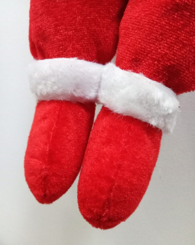Muñeco Navidad Papa Noel Decorativo Fiestas Pettish Color Rojo