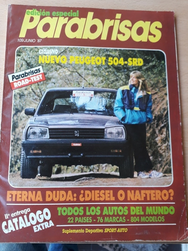 Revista Parabrisas 109 Road Test Peugeot 504 Tc Mayorga Japo