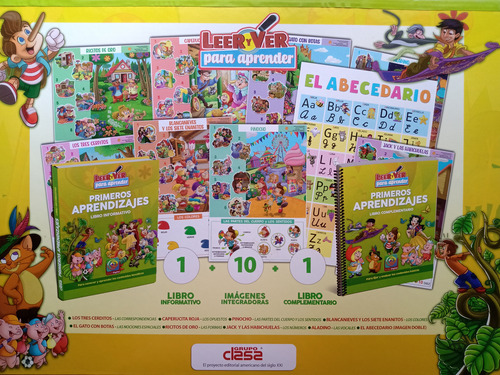 Leer Y Ver Primeros Aprendizajes- Libros+ Láminas