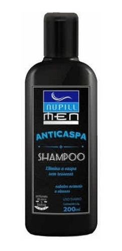 Shampoo Anticaspa Nupill Men Cabelos Livre De Caspa 200ml