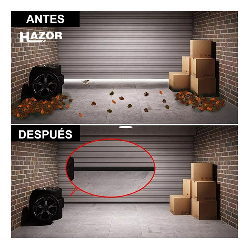 Hazor 5pzs Guardapolvo De Puerta, Protector De Puerta De Casa, Cubierta Impermeable De Puerta Exterior, Burlete De Puerta De Silicona Autoadhesiva Para Bloquear El Ruido Y Los Insectos (negro)