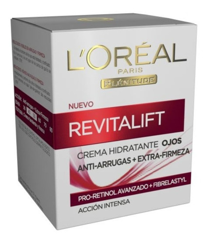 Crema Facial Loréal Revitalift Antiarrugas 50 Ml + Crema Ojo