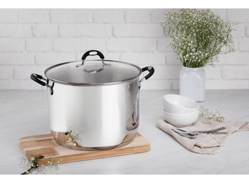 Caçarola Funda Tramontina Inox Fundo Triplo Astro 20cm 3,6l