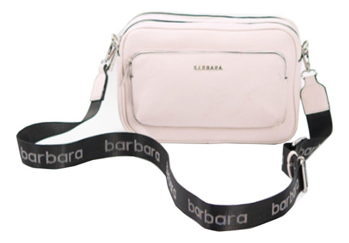 Bandolera Doble Compartimento Dama Simil Cuero Barbara Bags