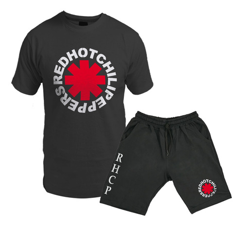 Conjunto Remera Y Bermuda De Red Hot Chili Peppers / Unisex 