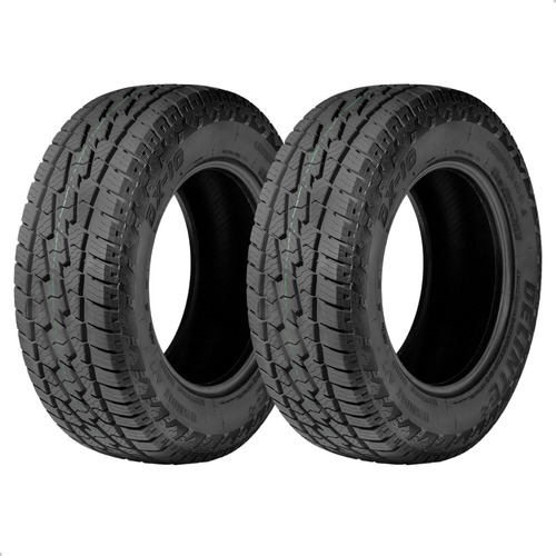 2 Pneu 235/75 15 A/t Ranger Hilux Blazer L200 Delinte Dx10