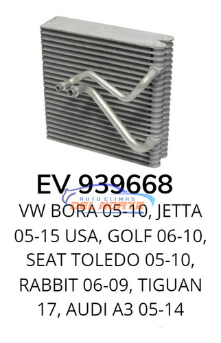 Evaporador De A/c Automotriz Seat Toledo 05-10