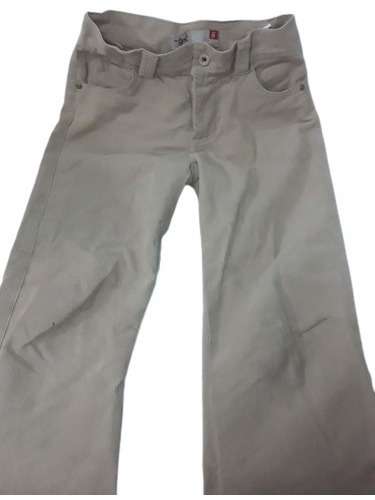 Pantalon De Pana Caqui Niña Talla 8 