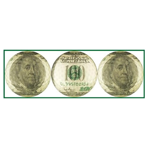 Juego De Regalo De Pelota De Golf Ben Franklin $100 Bil...