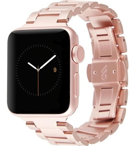 Correa Acero Case Mate Compatible Con Apple Watch 40mm Rose