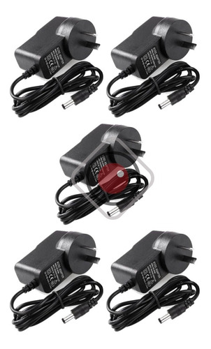 Pack X5 Fuente Switching Cargador 12v 1.5a - Cctv- Redvision