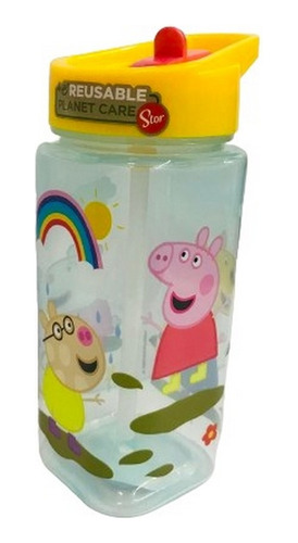 Botella De Agua Peppa Pig Con Sorbete New Ar1 1346 Ellobo