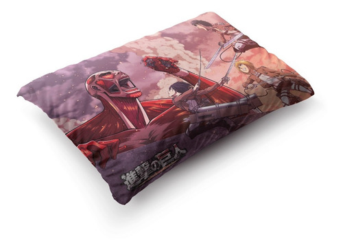 Imagen 3 de 5 de Funda Shingeki No Kyojin Attack On Titans 70x45cm Vudú Love