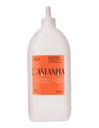 Repuesto Jabón Liquido Castaña Natura Ekos 250ml