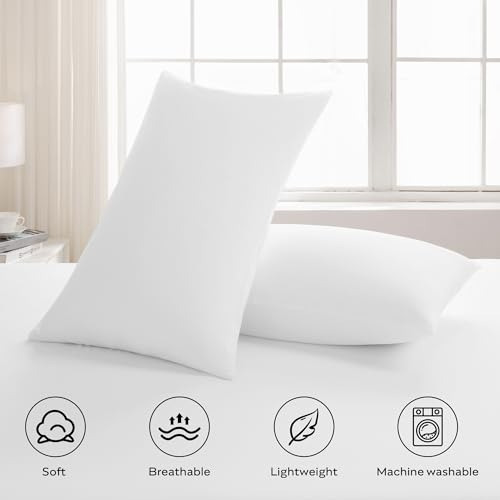 Juego De 2 Fundas De Almohada King 100% Algodón