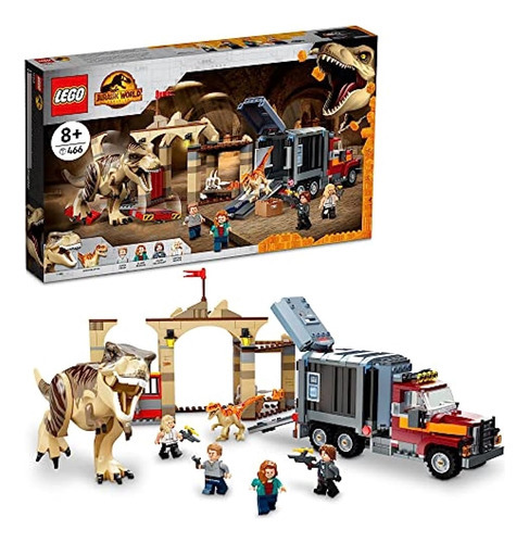 Lego Jurassic World T. Rex & Atrociraptor Dinosaur Breakout 