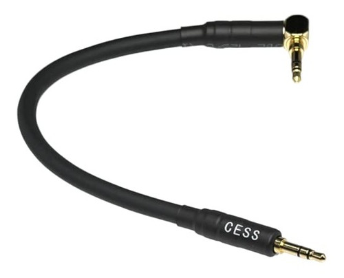 Audio Estéreo Auxiliar Corto Cess072 De Ángulo Recto A Recto