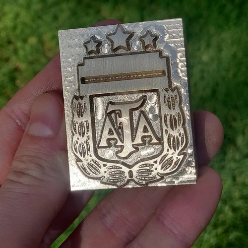 Sello Argentina Metalico 50x40mm