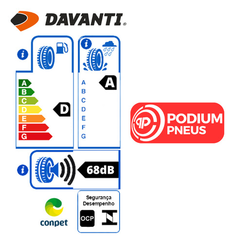 Kit 2x Pneu Carro 195/60r15 Dx390 Tl 88h Davanti