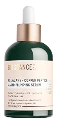 Biossance Squalane + Copper Peptide Rapid Plumping Serum. Su