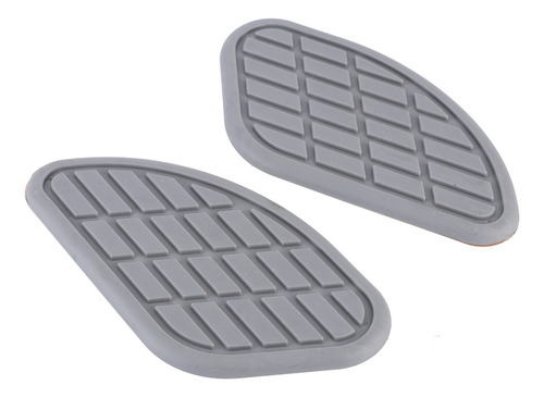 Par De Pegatinas Grises For Tanque De Motocicleta Con Almoh