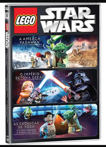 Dvd Trilogia Star Wars Lego - 3 Discos - Promoção!