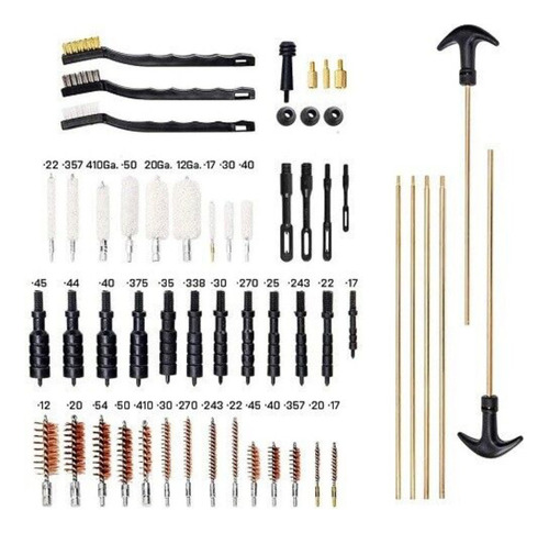 Kit De Limpieza Universal Para Pistolas Rifle Escopetas