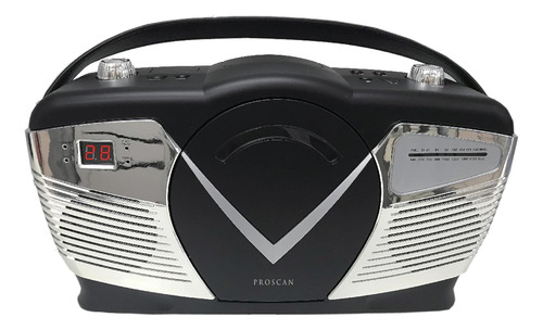Boombox Portatil De Cd Proscan De Estilo Retro Con Radio ...