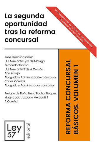 Libro La Segunda Oportunidad Tras La Reforma Concursal - ...