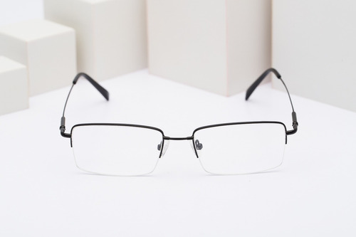 Imagem 8 de 10 de Armação Oculos Ogrife Og 1739-c Metal Masculino Fio Nylon