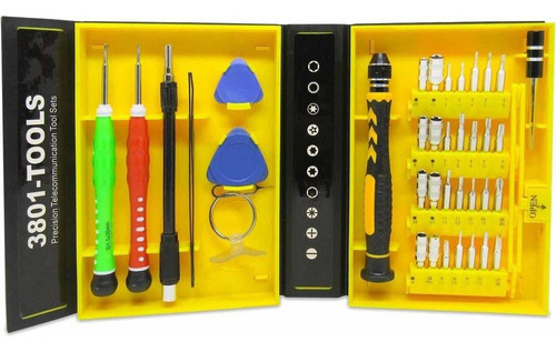 Kit Ferramentas Para Celular 38 Peças - K-tools Set Nº 1252