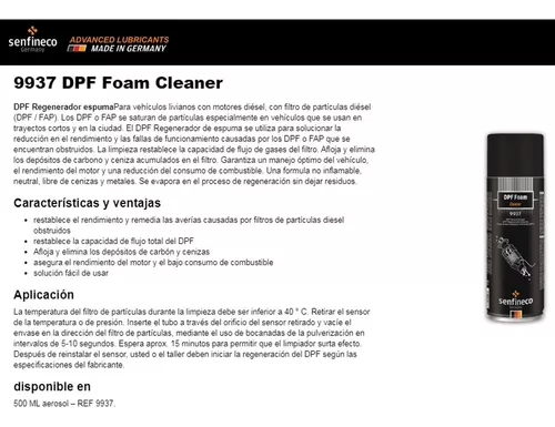 Limpiador regenerador filtro de particula DPF/FAP. Desde.