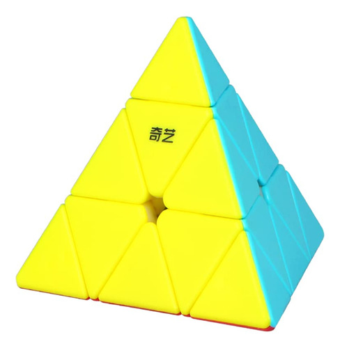 Roxenda Cubo De Velocidad Piramidal, 3x3x3 Qiming Piramidal,