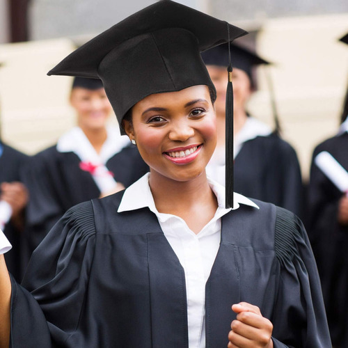 A 8 Piezas Gorra Graduación Con Borla Ajustable For Adultos