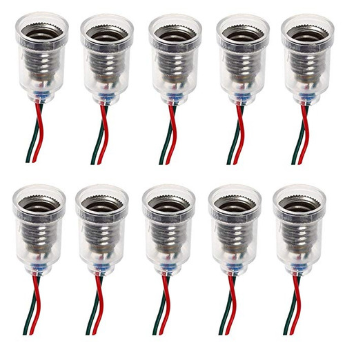 Gutreise 10pcs E10 E10 Led Lámparas Base Tornillo De Montaje