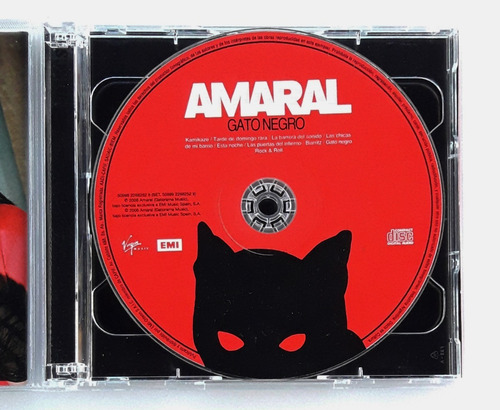 2 Cd Oka Amaral Gato Negro Dragon Rojo Como Nuevo (Reacondicionado)