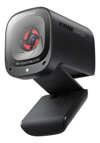 Câmera Webcam Anker Powerconf C200 2k Hd 30fps Duplo Mic 95° Cor Preto