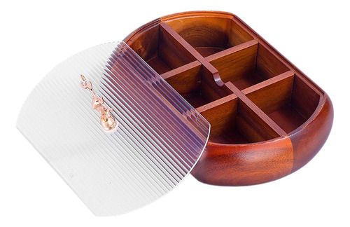 Bandeja Para Servir Bocadillos Dividida, Caja De