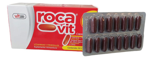 Roca Vit Capsula, 60 Capsulas Vitaminas Y Minerales Sabor Sin Sabor