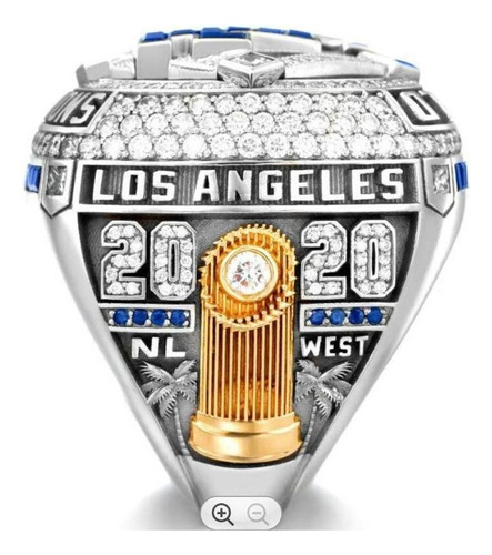 Nuevo Anillos Serie Mundial De Béisbol Los Angeles Dodgers