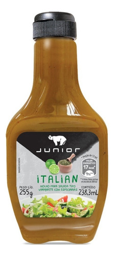 Italian Junior Molho Para Salada Sem Glúten Em Frasco 255 G