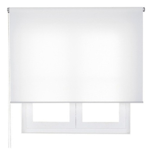 Cortina Roller Screen, Solarview, Microperforado - 70 X 140 Color Blanco