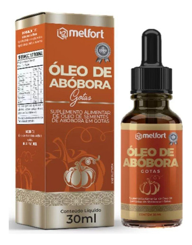 Óleo De Abóbora 30ml Melfort B