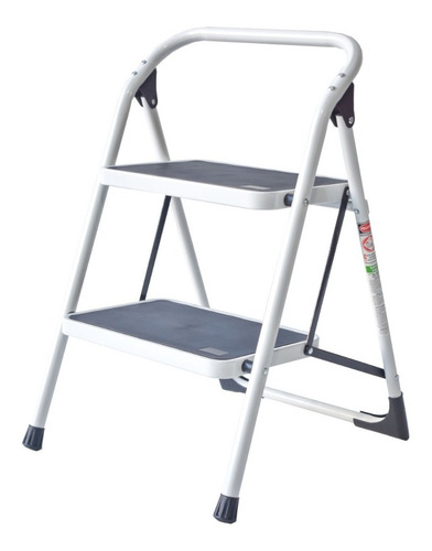 Escalera 2 Pasos Blanca Soporta 150 Kilos