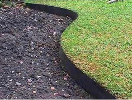 Borde De Terraza Para Paisajismo O Límite Divide Pasto